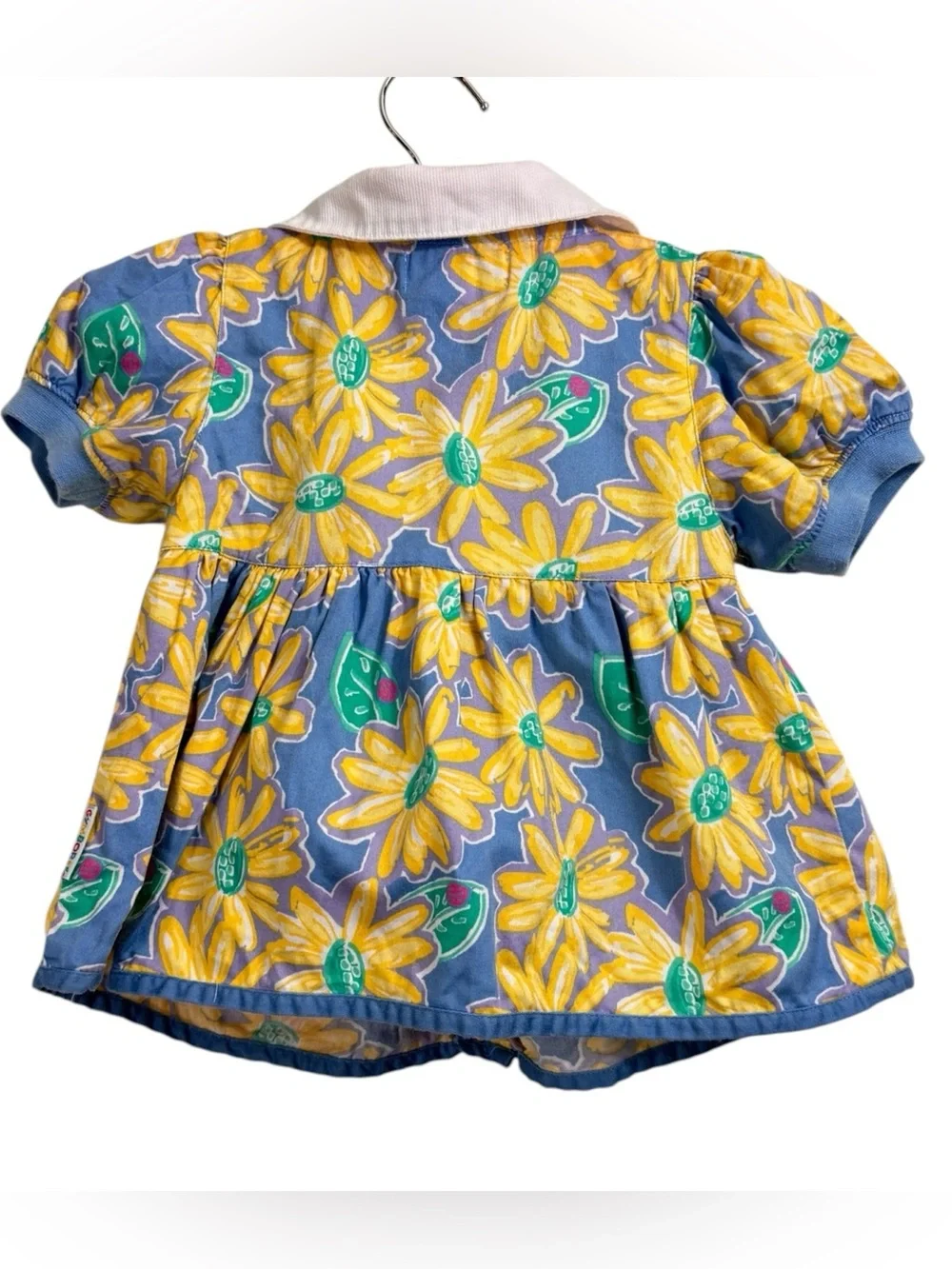 Vintage 1996 Gymboree Flower Party Rainbow Tag Dress Girls Size XS (9-18m)